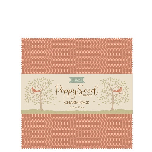Tilda mohn charm pack - charm, 30